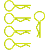 HobbyWorks Body Pins Fluro Yellow (lg) (5)