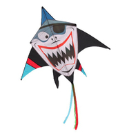 Hobby Works Kite Shark Pirate 120x60cm 1.36mtr Single Line