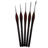 Hobby Works Paint Brush Round Set (5pce)