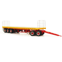 Highway Replicas 12969 Flat Deck Trailer With Dolly Neil Mansell  1/64