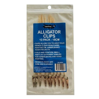Ickysticky 560301 Wooden Alligator Clips