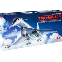 ICM 14401 Tupolev-144 Soviet Supersonic Passenger Aircraft 1/144