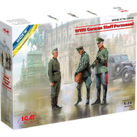 ICM 24020 WWII German Staff Personnel 3 Figures 1/24