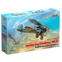 ICM 32042 Gloster Sea Gladiator Mk. II WWII British Naval Fighter 1/32