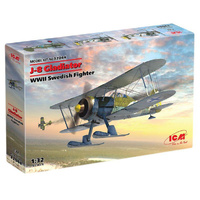ICM 32044 J-8 Galdiator WWII Swedish Fighter 1/32