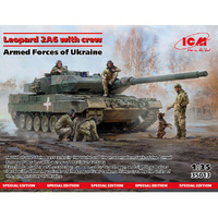 ICM 35013 Leopard 2A6 Ukraine With Crew  1/35