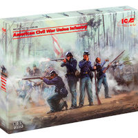ICM 35020 American Civil War Union Infantry Set #1 1/35