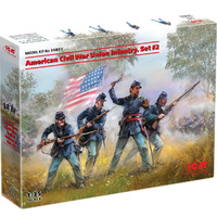 ICM 35023 American Civil War Union Infantry Set #2   1/35