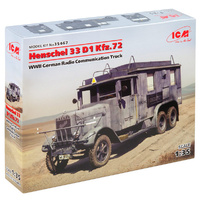 ICM 35467 Henschel 33 D1 Kfz.72 WWII German Radio Communication Truck 1/35