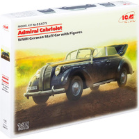 ICM 35471 Admiral Cabriolet WWII German Staff Car With Figures 1/35