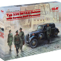 ICM 35539 Typ 320 W142 Saloon With German Staff Personnel  1/35