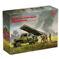 ICM 35596 BM-13-16 On G7107 Chassis With Soviet Crew   1/35