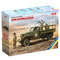 ICM 35599 WWII US Miltary Patrol G7107 With MG M1919A4  1/35