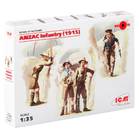 ICM 35685 Anzac Infantry 1915 4 Figures  1/35