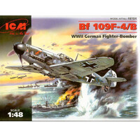 ICM German Fighter Messerchmitt Bf 109F-4  1/48
