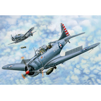 I Love Kit SBD-3/4 Dauntless Plastic Model Kit 1/18