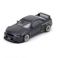 Inno Pandem Nissan Skyline GT-R (BCNR33) Black 1/64