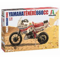 Italeri Yamaha Tenere 660cc 1986 Paris Dakir Version 1/9