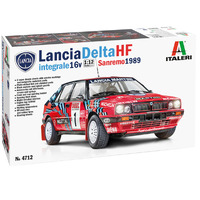 Italeri 4712 Lancia Delta 16V HF Integrale San Remo 1989  1/12