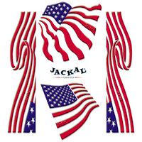 Jackal Decal Stars+Stripes Hood