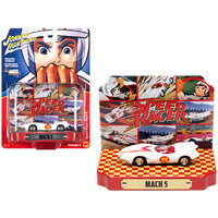Johnny Lightning Speed Racer Mach 5 With Collectible Tin Display 1/64