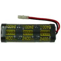 KAN Battery 2400mah 7.2v   Stick Pack Tamiya  Plug