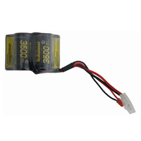 KAN Battery 3600mah 6.0v   Tamiya + Red JST Plug