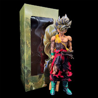 KRACKIN Figure Dragon Ball Z Goku Battle Damaged Black Hair 370mm