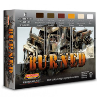 LifeColor Burned Acrylic Paint Set