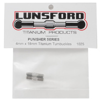 Lunsford 1025 Turnbuckle 4mm x 18mm (2)