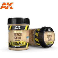 AK Interactive AK8019 - Dioramas - Terrains Beach Sand 250ml