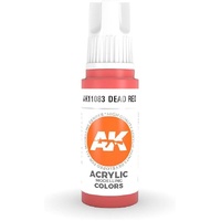 AK Interactive AK11083  - 3 Gen Acrylics - Dead Red 17ml