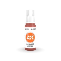AK Interactive AK11091  - 3 Gen Acrylics - Carmine 17ml