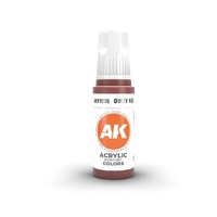 AK Interactive AK11095  - 3 Gen Acrylics - Dirty Red 17ml
