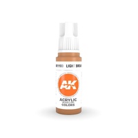 AK Interactive AK11100  - 3 Gen Acrylics - Light Brown 17ml