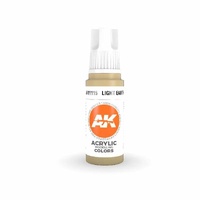AK Interactive AK11115  - 3 Gen Acrylics - Light Earth 17ml