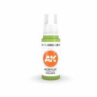 AK Interactive AK11129  - 3 Gen Acrylics - Fluorescent Green 17ml