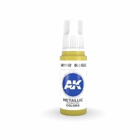 AK Interactive AK11192  - 3 Gen Acrylics - Old Gold 17ml