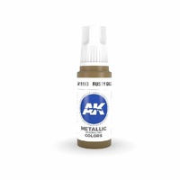 AK Interactive AK11193  - 3 Gen Acrylics - Rusty Gold 17ml