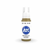 AK Interactive AK11194  - 3 Gen Acrylics - Brass 17ml