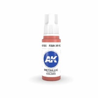 AK Interactive AK11203  - 3 Gen Acrylics - Foundry Red 17ml
