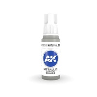 AK Interactive AK11210  - 3 Gen Acrylics - Natural Steel 17ml