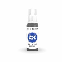 AK Interactive AK11212  - 3 Gen Acrylics - Gun Metal 17ml