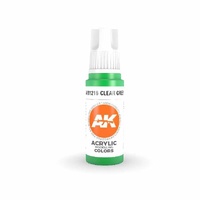 AK Interactive AK11216  - 3 Gen Acrylics - Clear Green 17ml