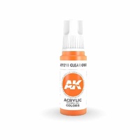 AK Interactive AK11218  - 3 Gen Acrylics - Clear Orange 17ml