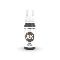 AK Interactive AK11223  - 3 Gen Acrylics - Carbon Black INK 17ml