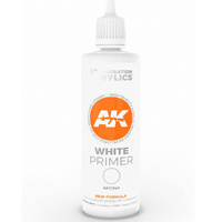AK Interactive AK11240 - 3 Gen Primers - White Primer 100 Ml