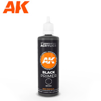 AK Interactive AK11242 - 3 Gen Primers - Black Primer 100 Ml