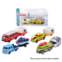 Majorette 65464 Volkswagen Trailers Assorted Styles