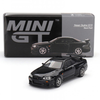 Mini GT 00570-R Nissan Skyline GT- R R34 V- Spec Black Pearl  1/64